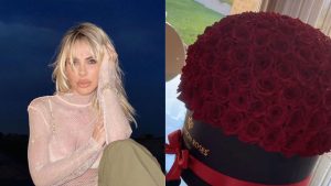 Ilary Blasi si consola con 200 rose rosse dopo il flop dell’Isola
