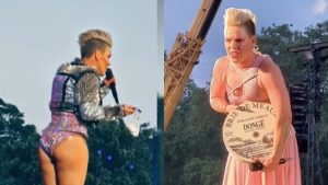 Pink, regali insoliti durante i concerti: prima le ceneri della madre, poi del Brie