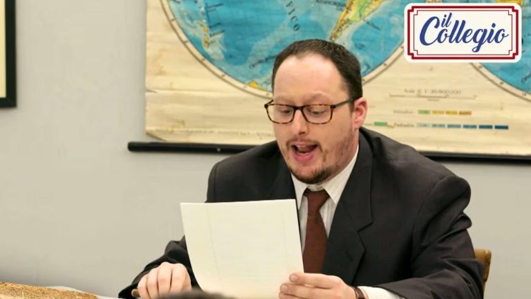 Il professore Andrea Zilli docente del programma televisivo "Il Collegio"