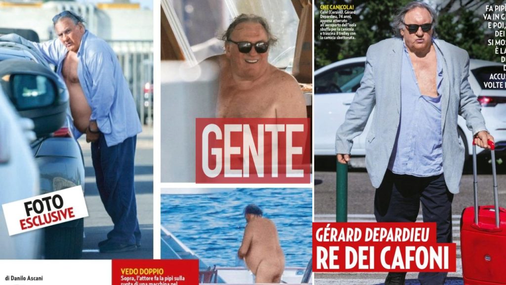 "Gerard Depardieu re dei cafoni" in Corsica: le foto 42 gerard depardieu gente
