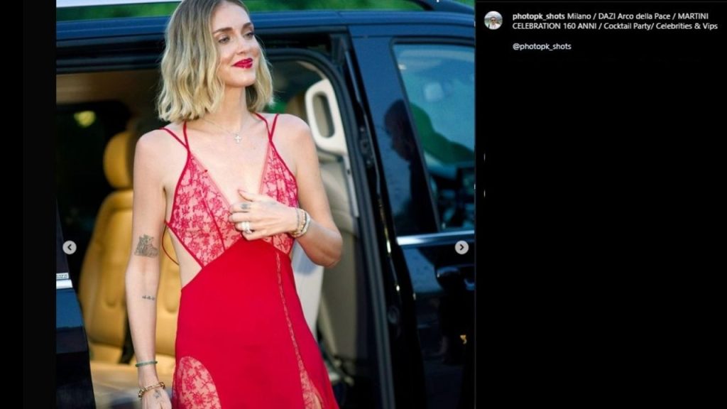 slip dress chiara ferragni