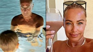 Sonia Bruganelli in vacanza con Bonolis: “Nonno Paolo”, la foto
