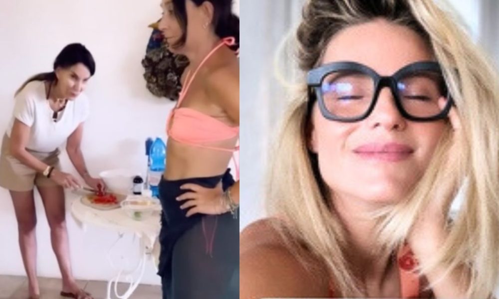 Michelle Hunziker riprende i momenti in famiglia: la gaffe con la consuocera