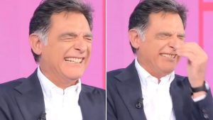 “La frisella di Belén”: Timperi esplode in studio, risate a Unomattina Estate
