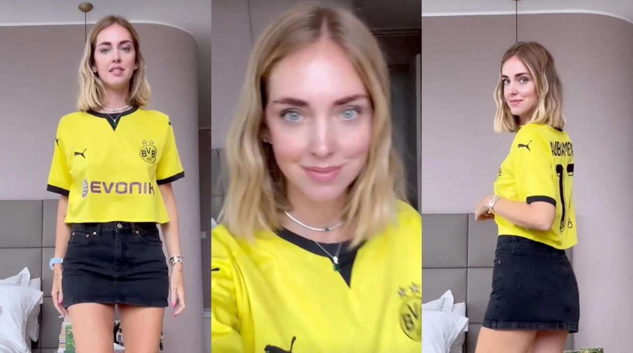 L'outfit indossato da Chiara Ferragni che scatena la furia dei tifosi del Milan 41 Chiara Ferragni