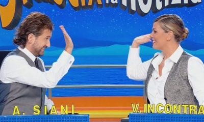 Alessandro Siani e Vanessa Incontrada Striscia la Notizia