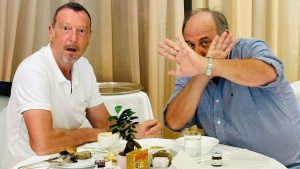 Amadeus e Gerry Scotti a colazione insieme: c’entra il Festival di Sanremo?