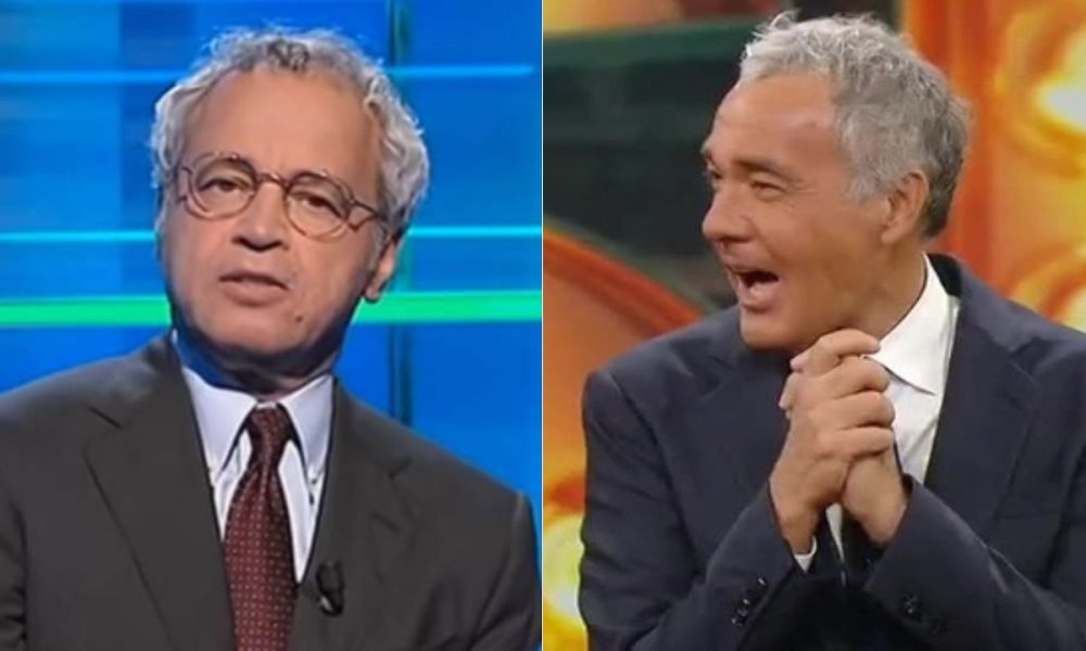 Enrico Mentana gela Giletti: “Perché sei andato via da La7?”