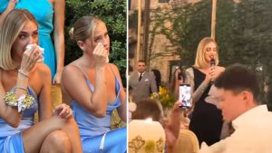 Chiara Ferragni in lacrime: il discorso al matrimonio della sorella Francesca
