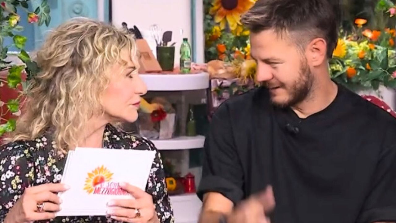 Alessandro Cattelan e Antonella Clerici a "È sempre mezzogiorno"