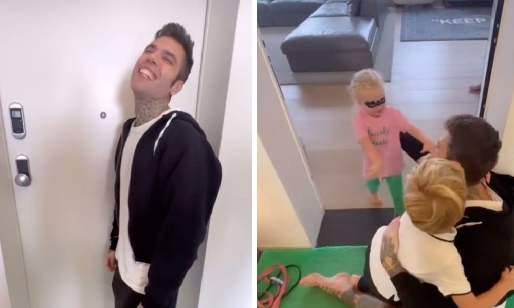 Fedez torna a casa: la reazione dei figli Leone e Vittoria – IL VIDEO