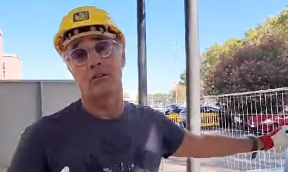 Massimo Giletti in versione “operaio” di Fiorello a VivaRai2!