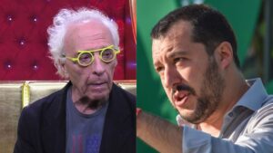 Matteo Salvini replica a Giampiero Mughini dopo l’insulto al GF