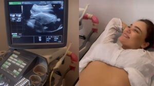 Romina Carrisi riprende l’ecografia: “Il mio piccolo grande cuore cresce”