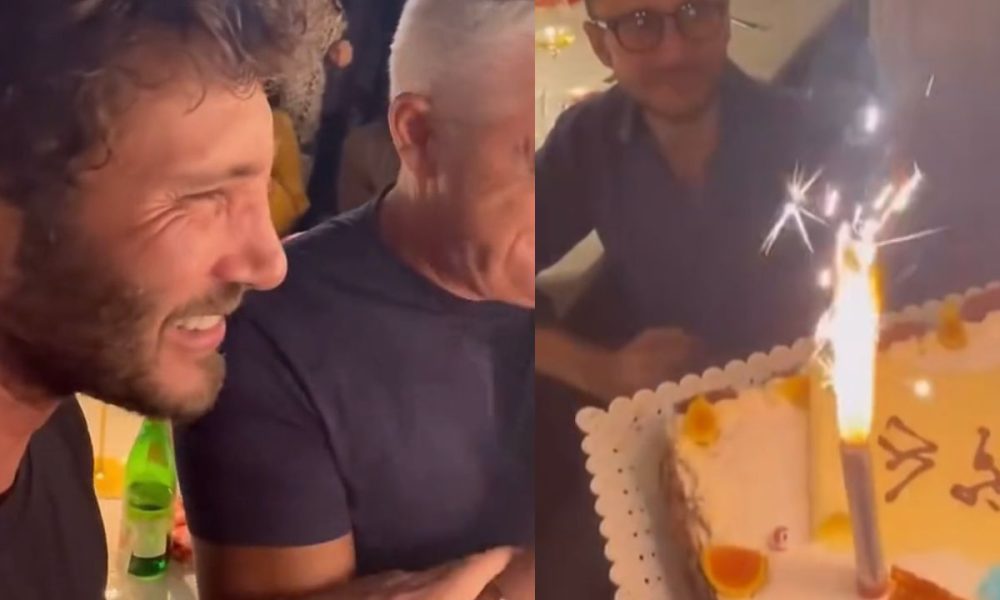 “Viva la fic*”: colpisce la torta al compleanno di Stefano de Martino