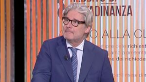 Del Debbio punge Brindisi a Dritto e Rovescio: “Non scaldo la poltrona”