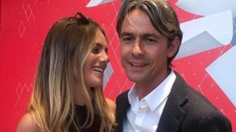 Filippo Inzaghi e Angela Robusti