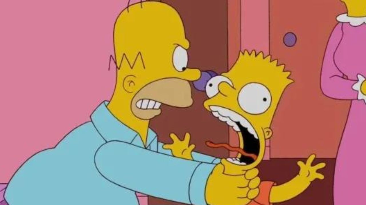 homer bart strangolamento