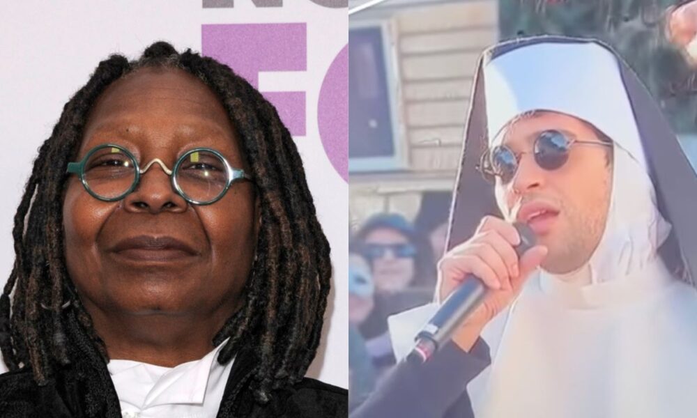 Whoopi Goldberg guarda VivaRai2: l’attrice ringrazia Mahmood e Fiorello