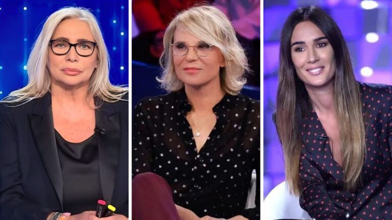 Mara Venier Silvia Toffanin e Maria De Filippi