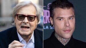 Vittorio Sgarbi si abbatte su Fedez: “So solo che ha dei tatuaggi”