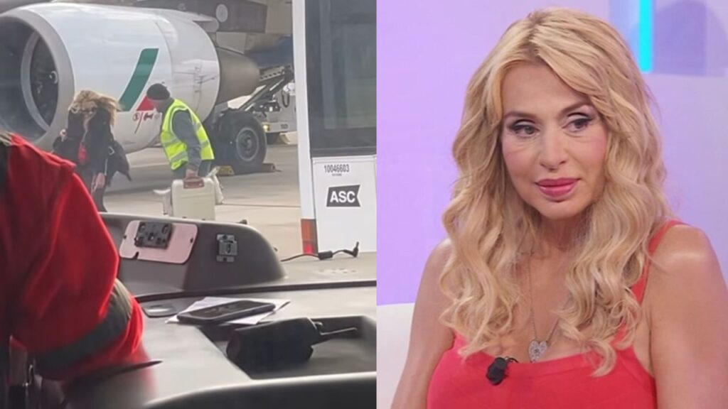 valeria marini aeroporto palermo