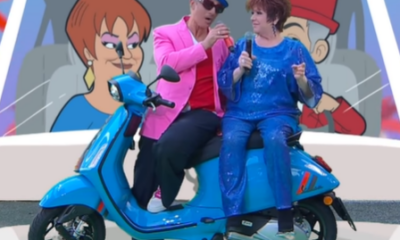 berti e fiorello una vespa in 2