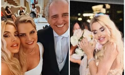 valeria marini al matrimonio di simona ventura