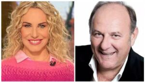 Antonella Clerici e Gerry Scotti a Sanremo 2025