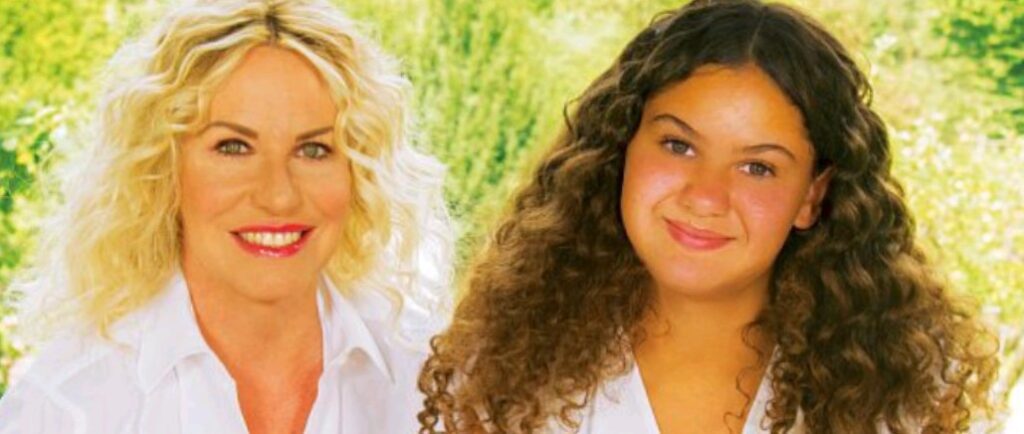 antonella clerici e la figlia Maelle