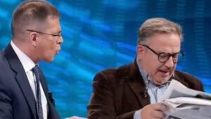 Scontro Infuocato a Omnibus: La Lite Tra Capezzone e Telese Termina con l’Abbandono dello Studio e il Gelo di Gaia Tortora