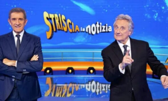 Ezio Greggio ed Enzo Iachetti, Striscia la Notizia