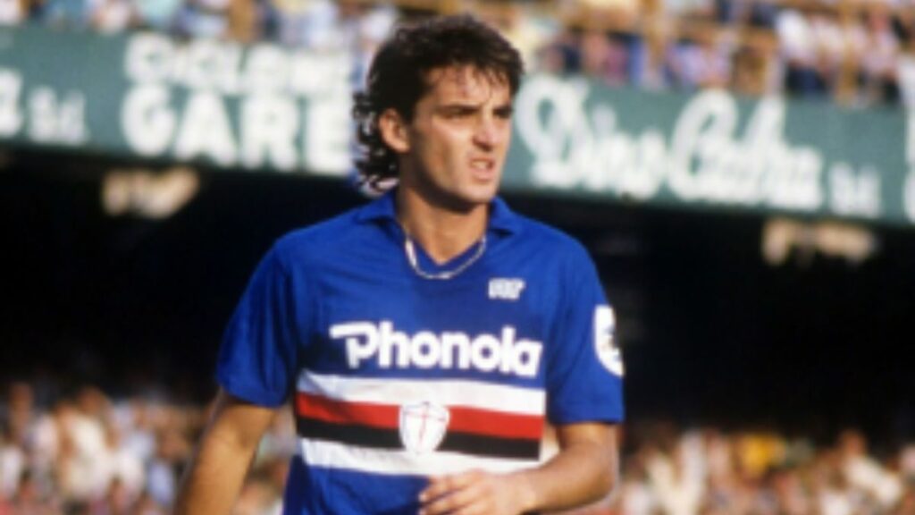 Roberto Mancini da giovane