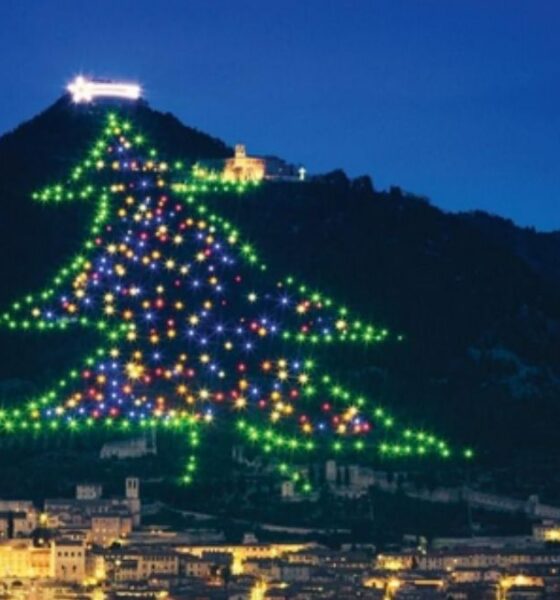 albero di natale di gubbio