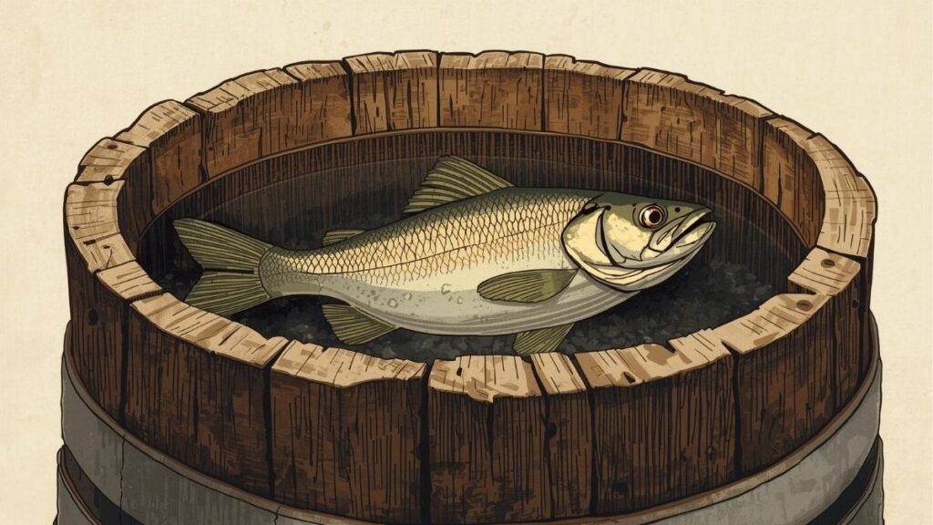 Modi di dire: Perché si dice "Fare il pesce in barile"? 48 fare il pesce in barile 2