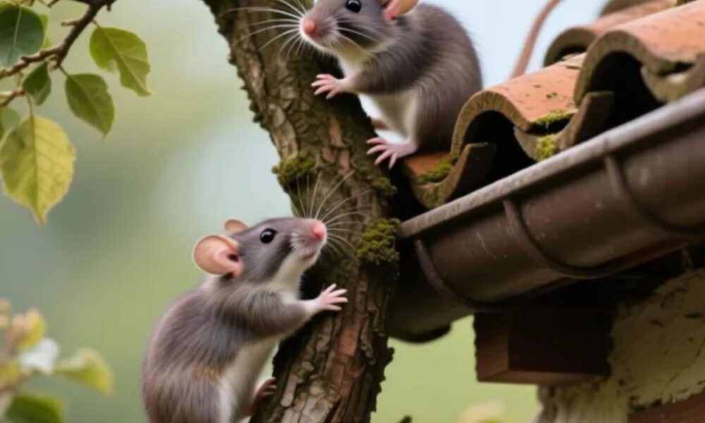 Allarme topi in città: si arrampicano sugli alberi e entrano in casa dal tetto