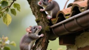 Allarme topi in città: si arrampicano sugli alberi e entrano in casa dal tetto
