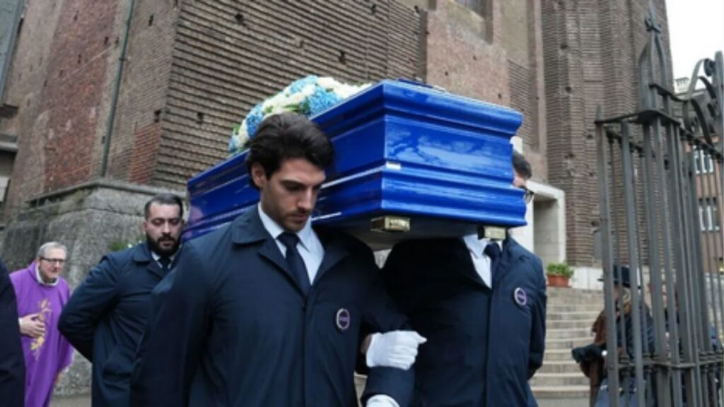 Perché la bara di Tony Dallara era blu, la spiegazione della moglie Patrizia 51 bara di tony dallara