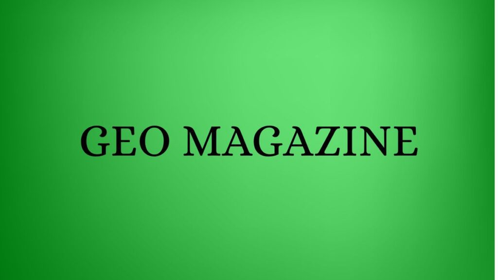 geo magazine